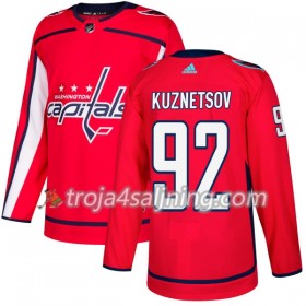 Washington Capitals tröja Evgeny Kuznetsov 92 Röd 2017-2018 Adidas Authentic - NHL Tröjor Herr